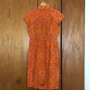 Incredible rare VINTAGE silk dress 🧡🧡🧡